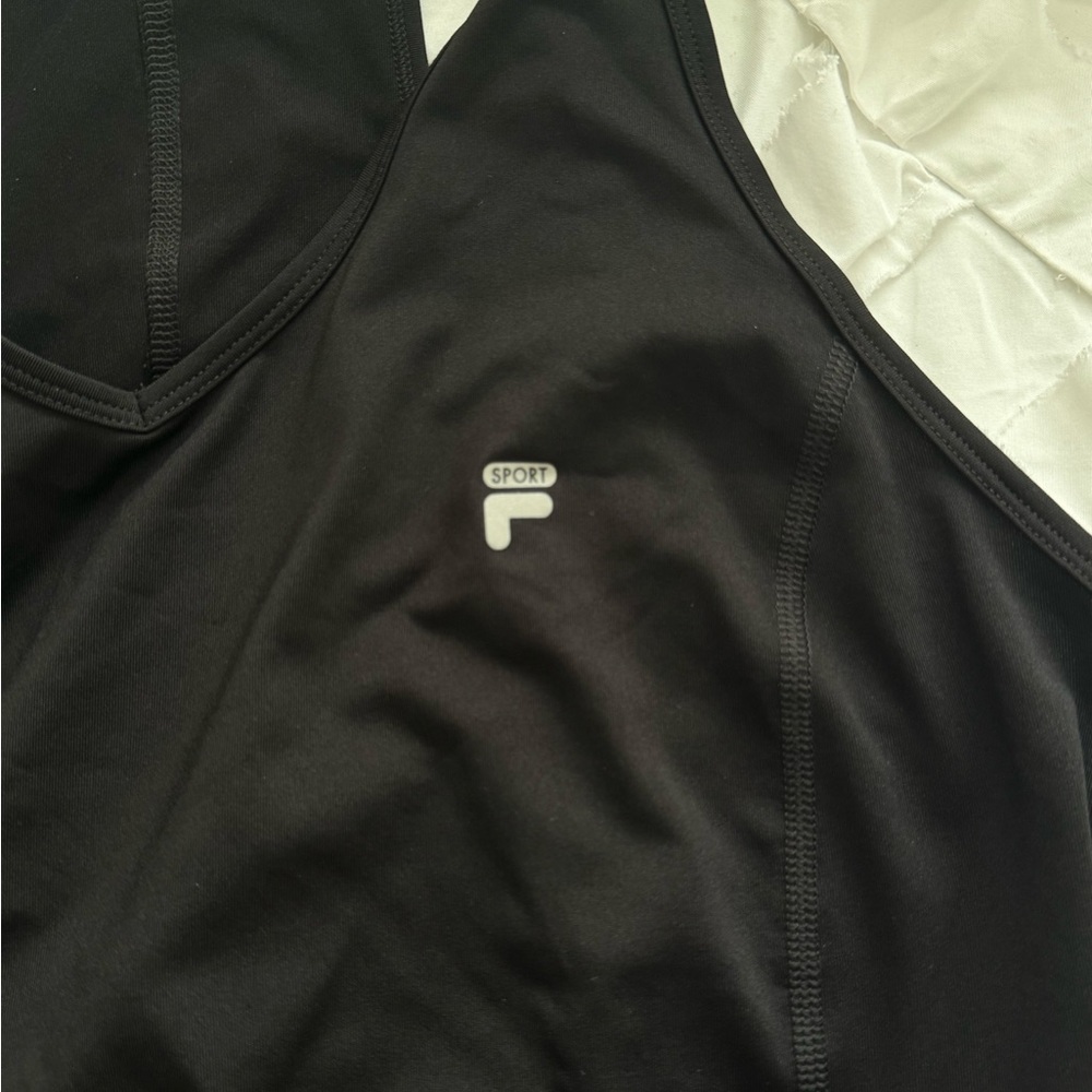 Fila Women's Black Tank Top - Picture 3 of 3